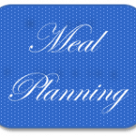 Meal Planning Blue PolkaDots