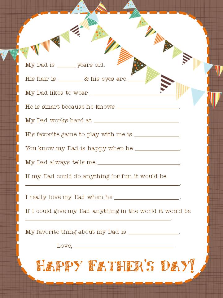 Father S Day Printable Round Up Of Father S Day Printables Step Dad