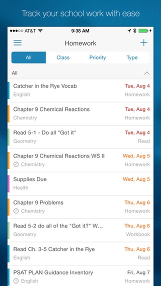 best homework planner app 2015