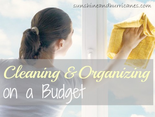 There is something about spring that creates within us the insatiable need to purge, scrub and organize.  Get some great tips for cleaning and organizing on a budget.