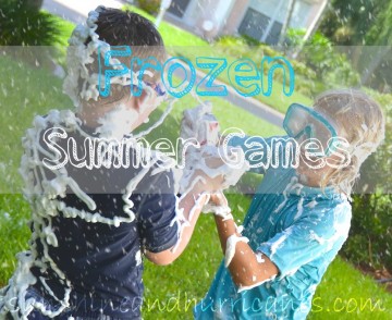 Frozen Summer Games Olaf's Snow Day In Summer at sunshineandhurricanes.com