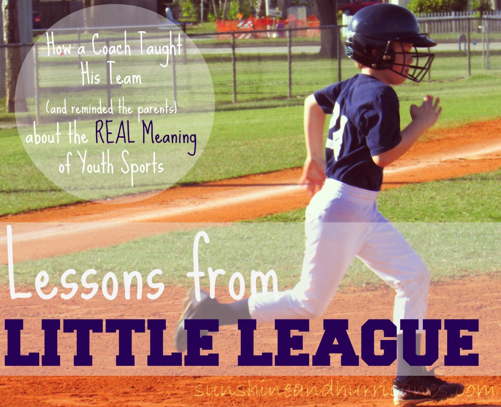 Youth sports have dramatically changed over the last few years. And even though there are negatives to the youth sports culture, there are also plenty of positives.  See how one Little League coach brought attention to character qualities, not just athletic ability!