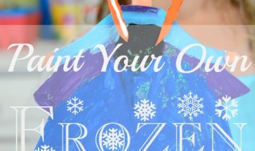 Paint Your Own Frozen Puppets