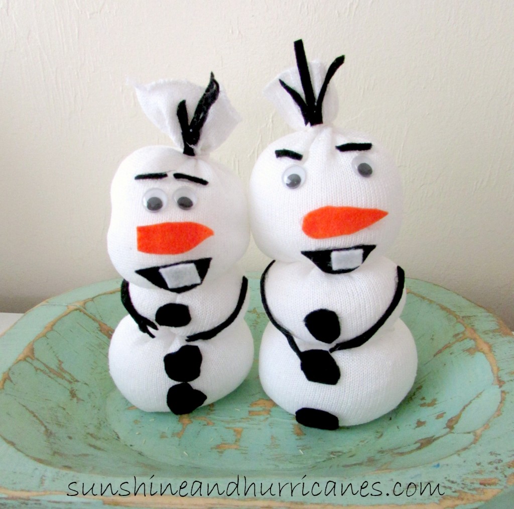 Olaf Snowman Craft