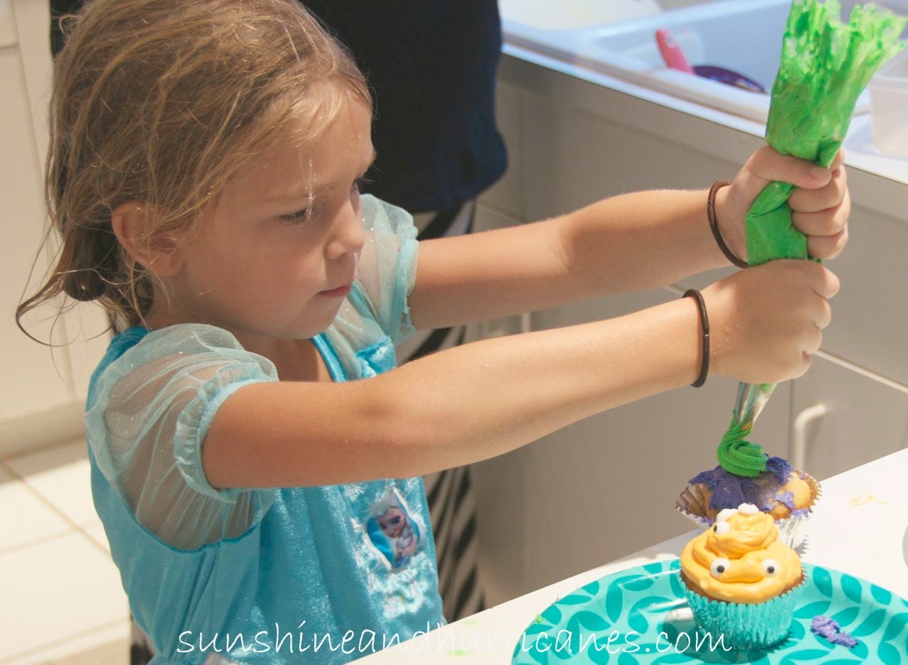 Halloween Monster Cupcakes