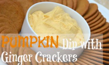 Pumpkin Dip with Ginger Crackers