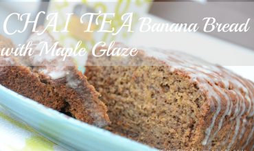 Chai Tea Banana Bread with Maple Glaze