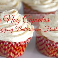 Egg Nog Cupcakes with Egg Nog Buttercream Frosting