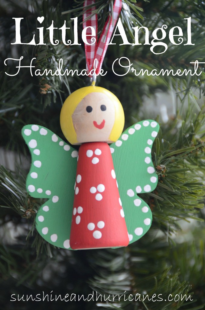 Easy for kids of all ages, the Little Angel Ornaments are a fun handmade craft for a classroom, scout troop, Sunday school or church group.