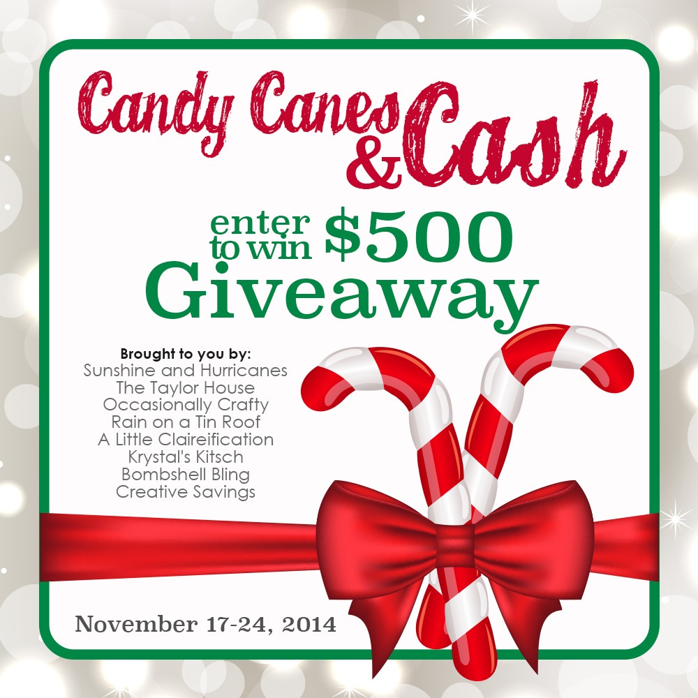 Candy Canes and Cash $500 Giveaway