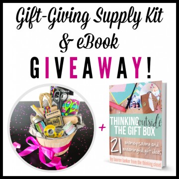 Thinking Outside the Gift Box Giveaway kit and ebook