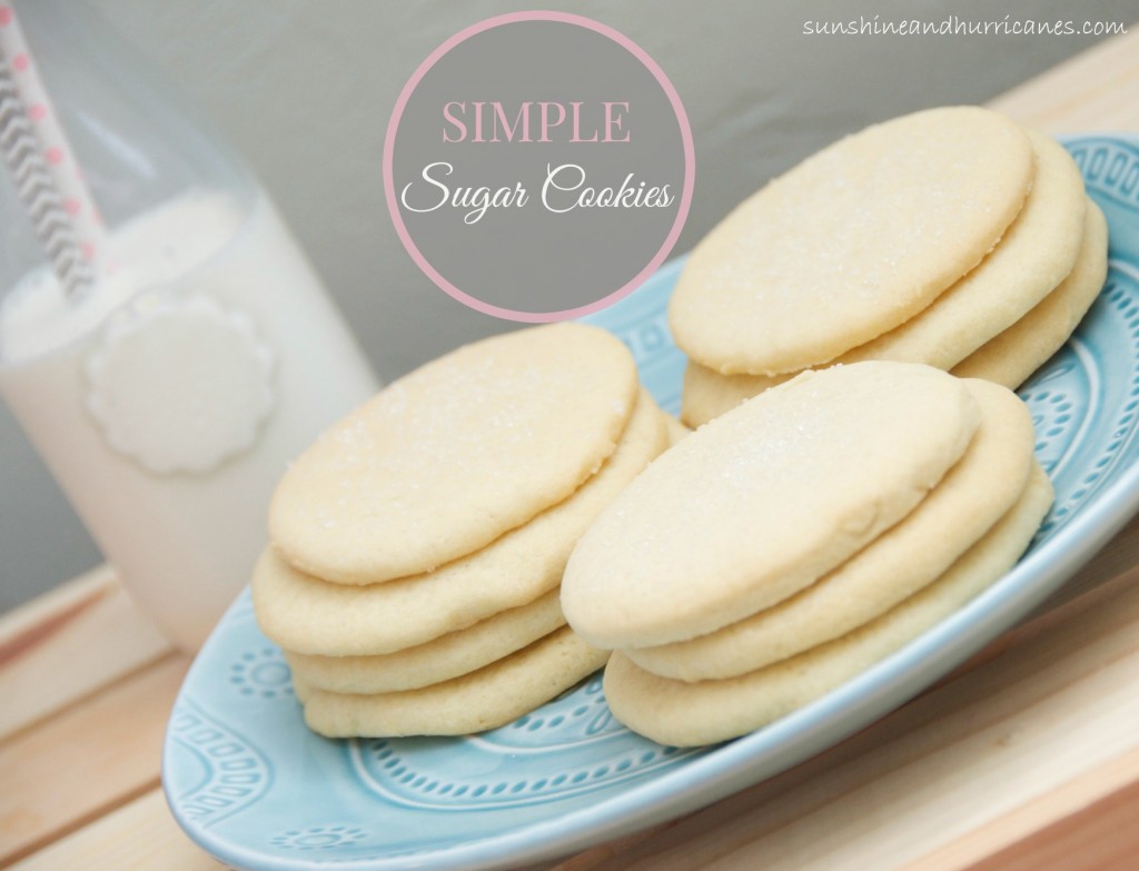 Looking for an Easy Cookie Recipe? These Simple Sugar Cookies Taste Delicious and also Make a Great Recipe for Cut-Out Cookies. 