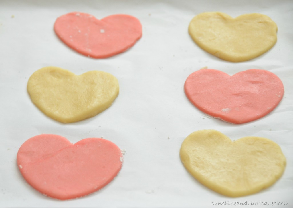 Valentine's Day Cookies - White Chocolate Dipped Hearts