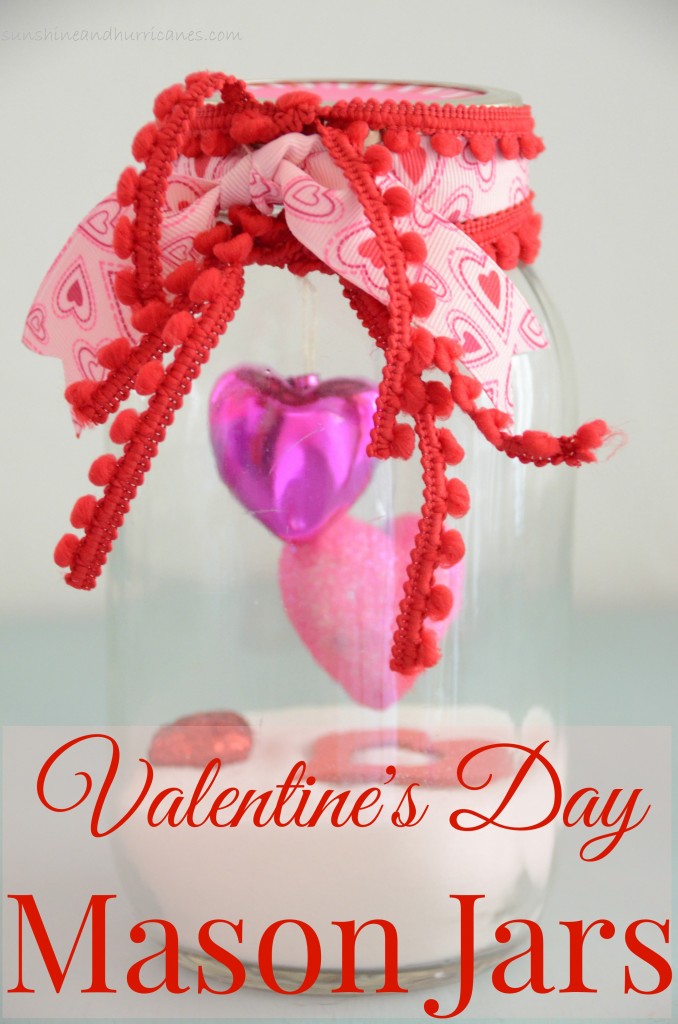 Valentine's Day Mason Jars