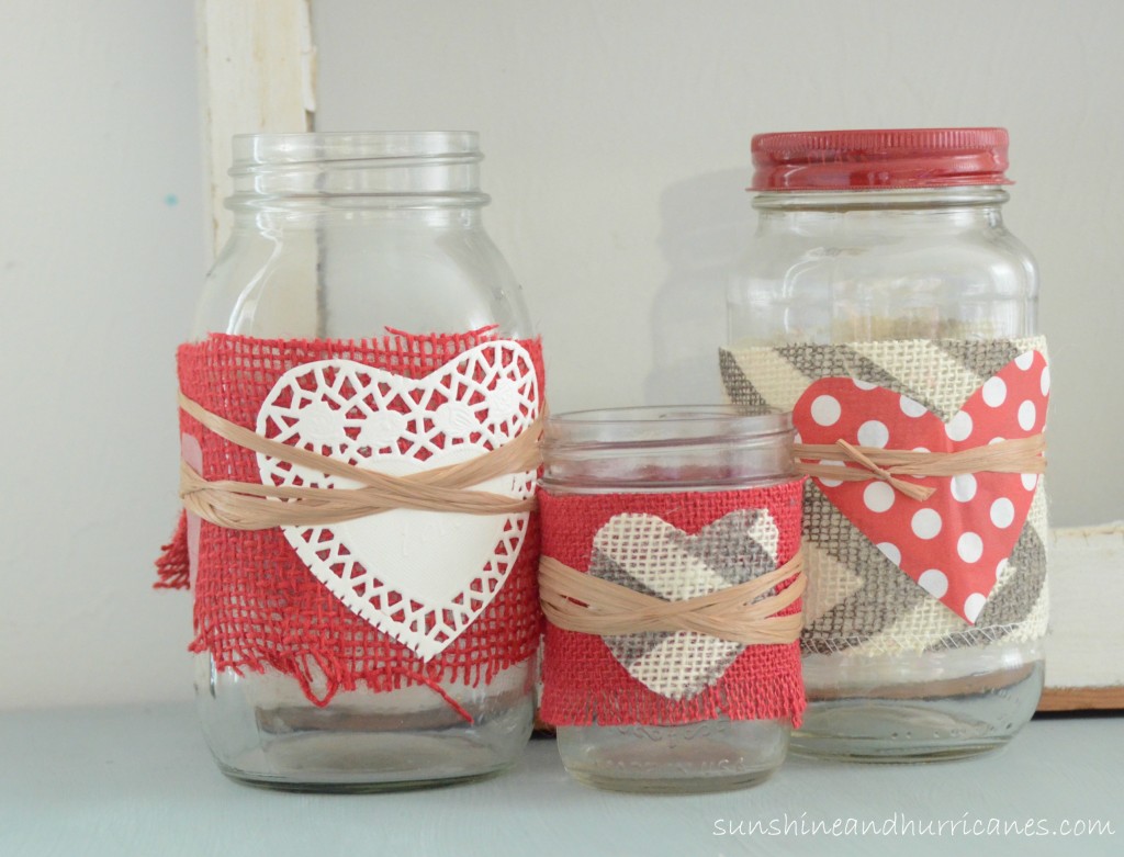 Valentine's Day Mason Jars