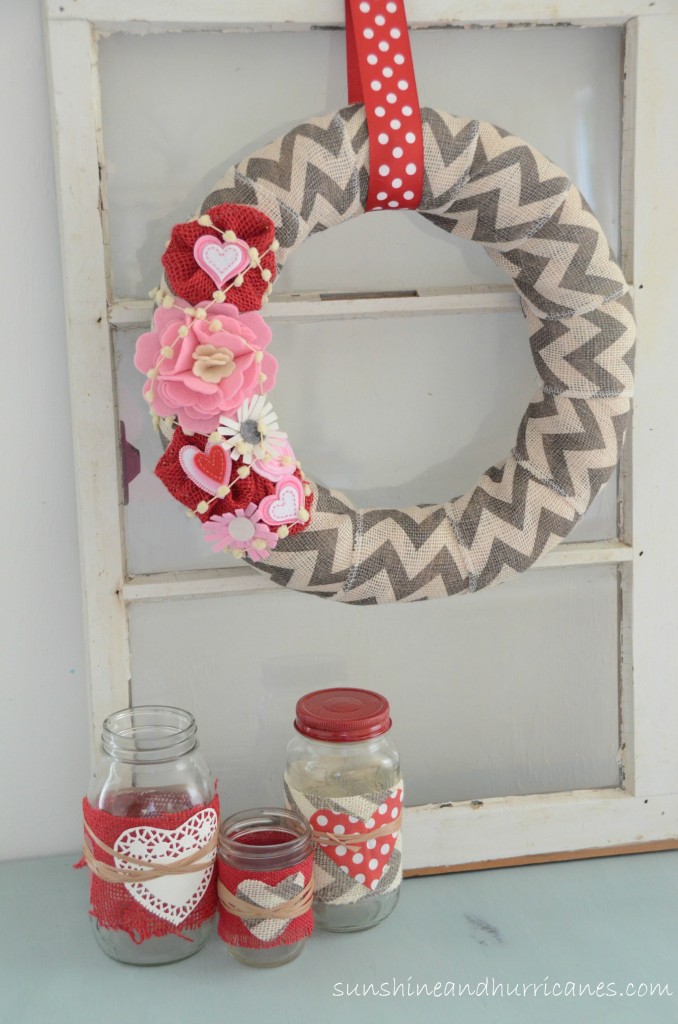 Valentine's Day Mason Jars 