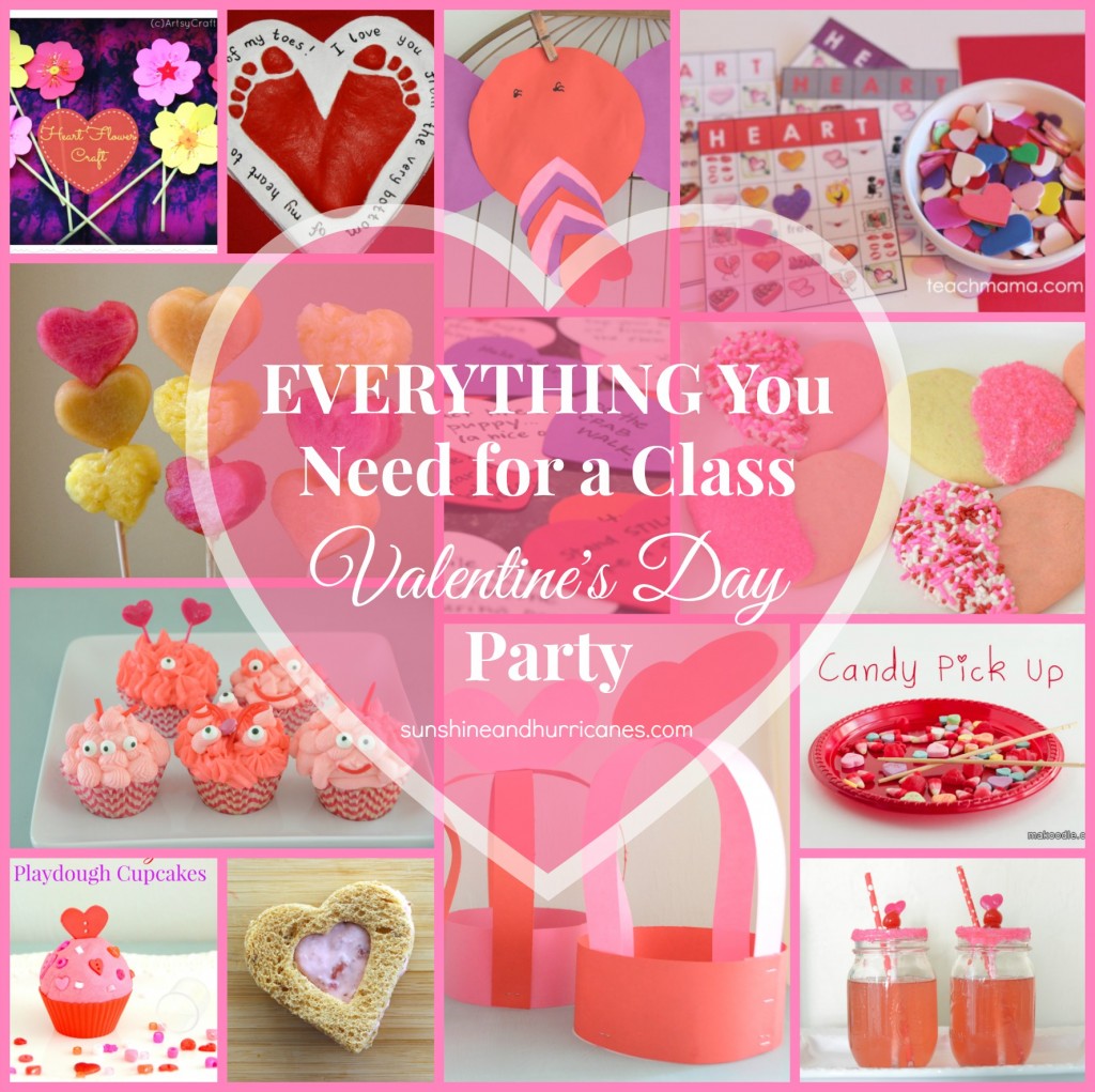 Do You Have Class Party Duty for Valentine's Day. We've Got You Covered with Valentine's Crafts, Activities, Treats, Drinks and Moare. Everything You Need for a Class Valentine's Day Party. 