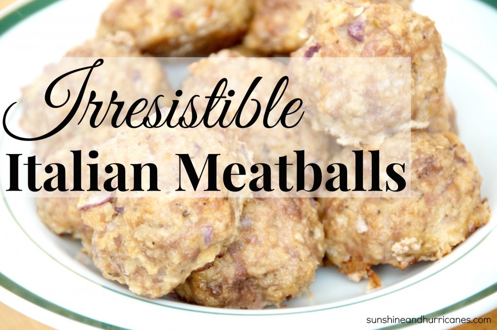 Irresistible Italian Meatballs FB