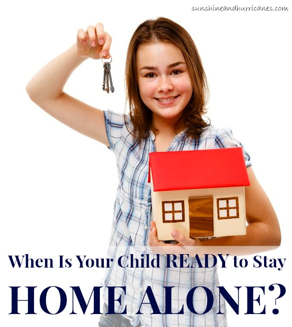 Every child is different, which can make big parenting decisions more difficult. As children get older it can be difficult to determine when they are ready for various stages of independence. Here is one approach to evaluate when your child is ready to stay home alone. sunshineandhurricanes.com