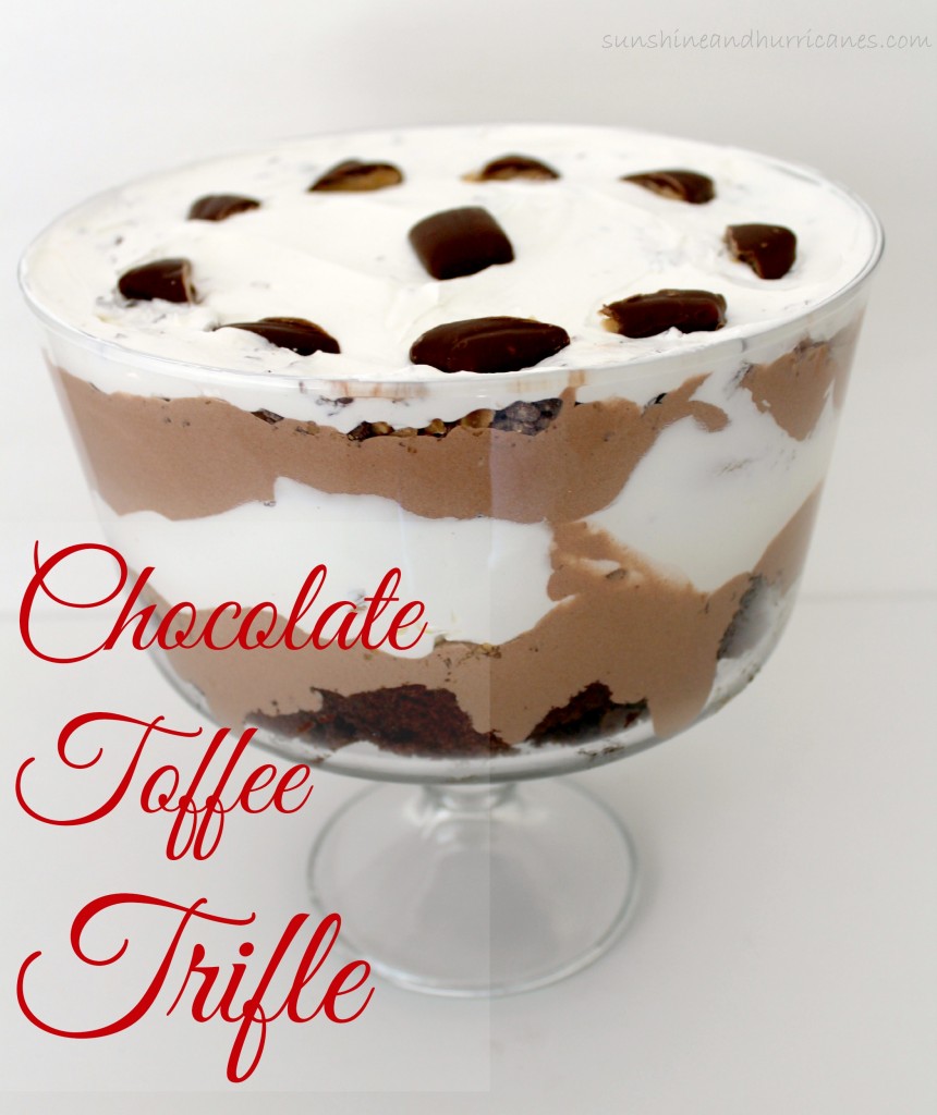 Chocolate Toffee Trifle