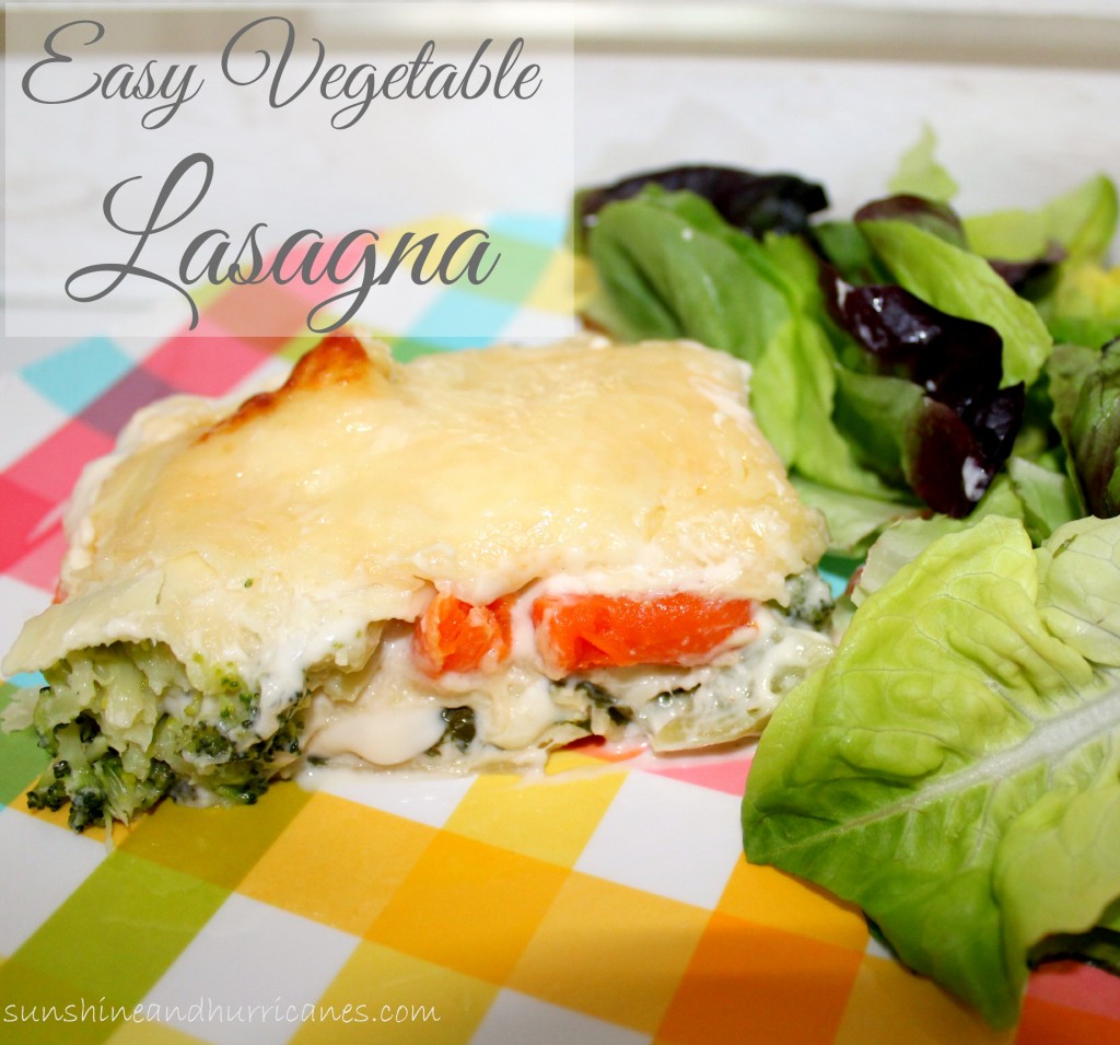 Fast and easy meal the entire family will love, this simple white vegetable lasagna recipe is delicious and even the kids will love it!