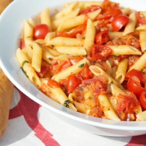 Bruschetta Pasta Recipe Fresh From Florida. sunshineandhurricanes.com