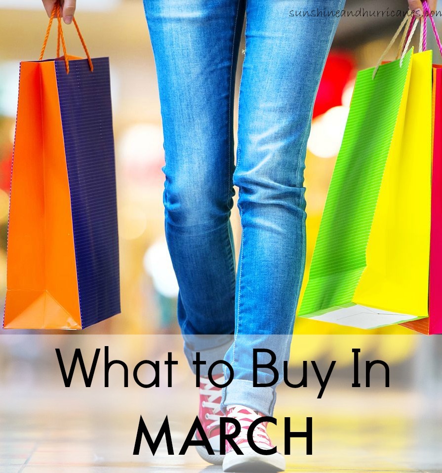 Did you know that each month has it's own unique set of deals that are the best they will ever be at for the whole year? This is a great way to manage the family budget and get the best prices on the items your family needs and uses. Here we'll tell you the inside secrets about what to buy in March.
