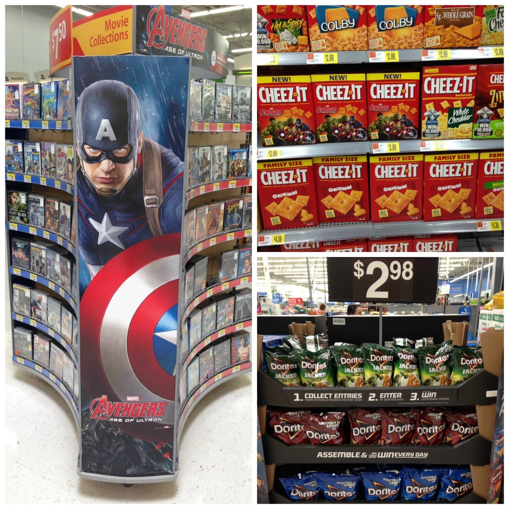 Marvel's The Avengers Age of Ultron Superheroes Assemble App In-Store Collage