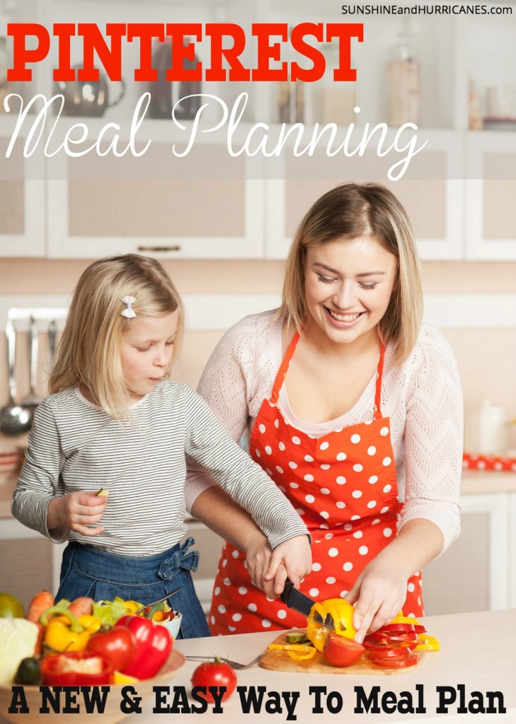 Hate meal planning? Want to make getting dinner on the table easier!? This post has a NEW approach to meal planning that does everything but cook the food for you. 4 weeks of meals all tested and family friendly (kids included!) Recipes and printable shopping lists all organized for you using Pinterst boards. Visually pleasing, easy and fun! Pinterest Meal Planning Introduction. SunshineandHurricanes.com