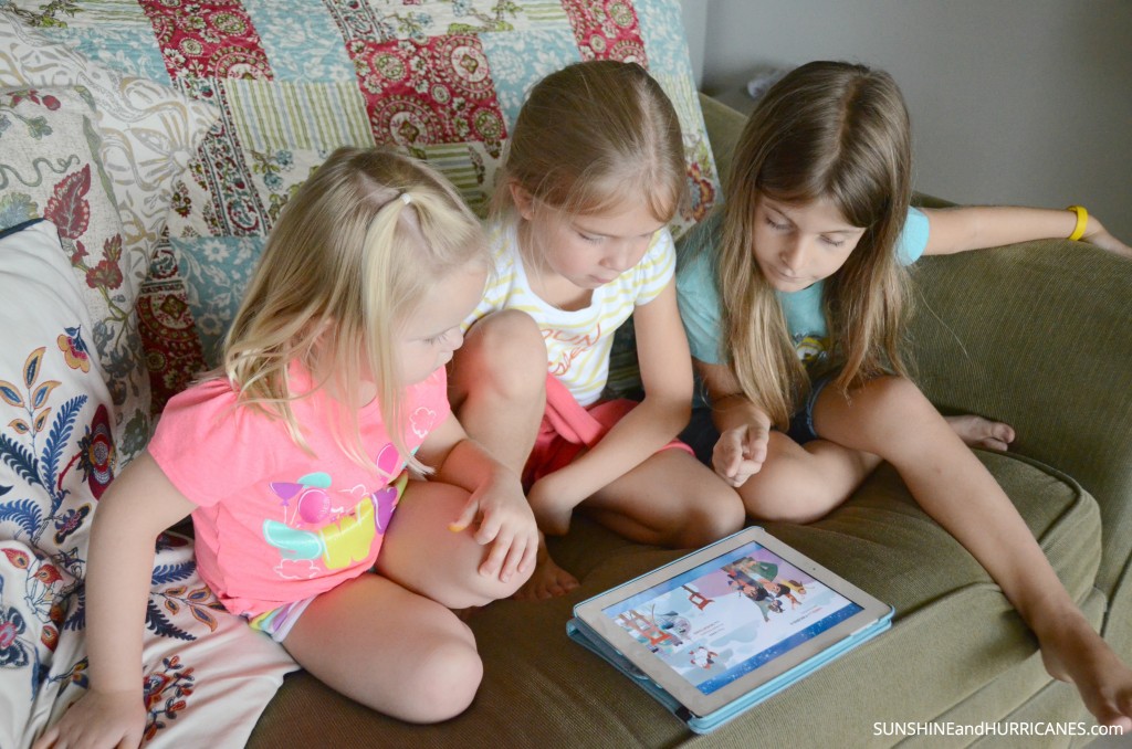 Raising Kids Who Love to Read with Disney's Story Central App. SunshineandHurricanes.com