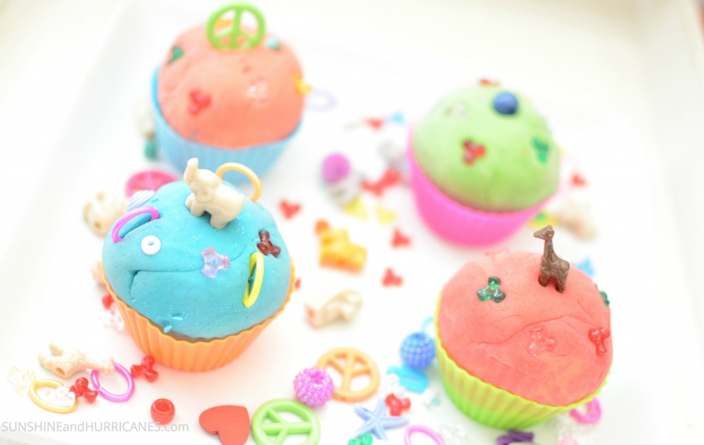 playdough cupcakes