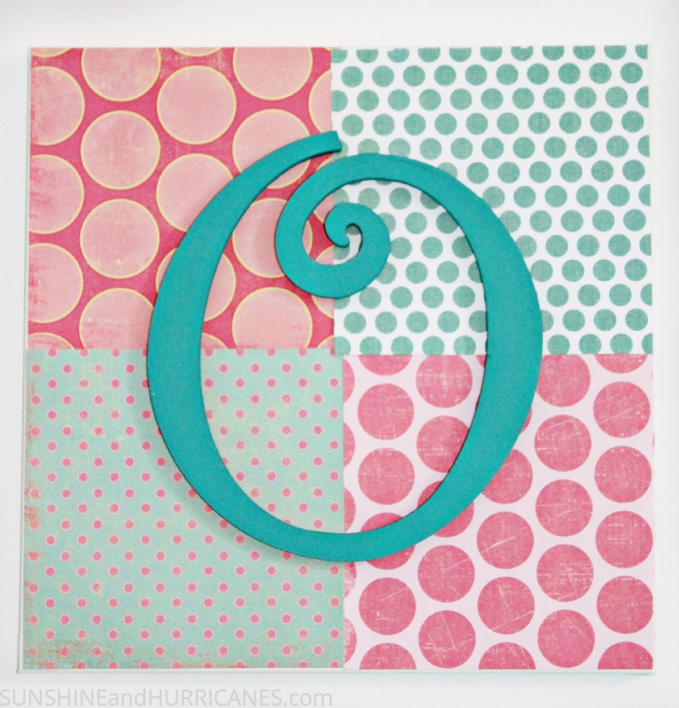 Teen Craft Monogram Wall Art