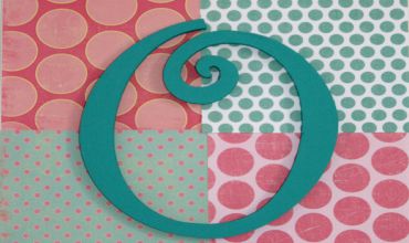 Teen Craft Monogram Wall Art