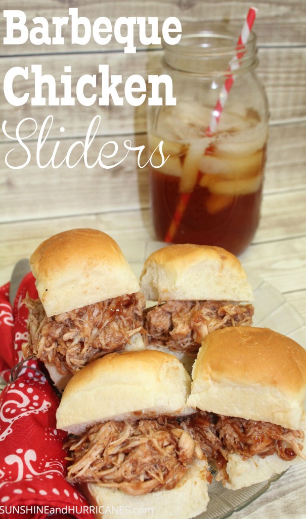 BBQ Chicken Sliders combine delicious flavors for a simple, fast dinner the entire family will love. Perfect meal plan idea, picnics, or parties.