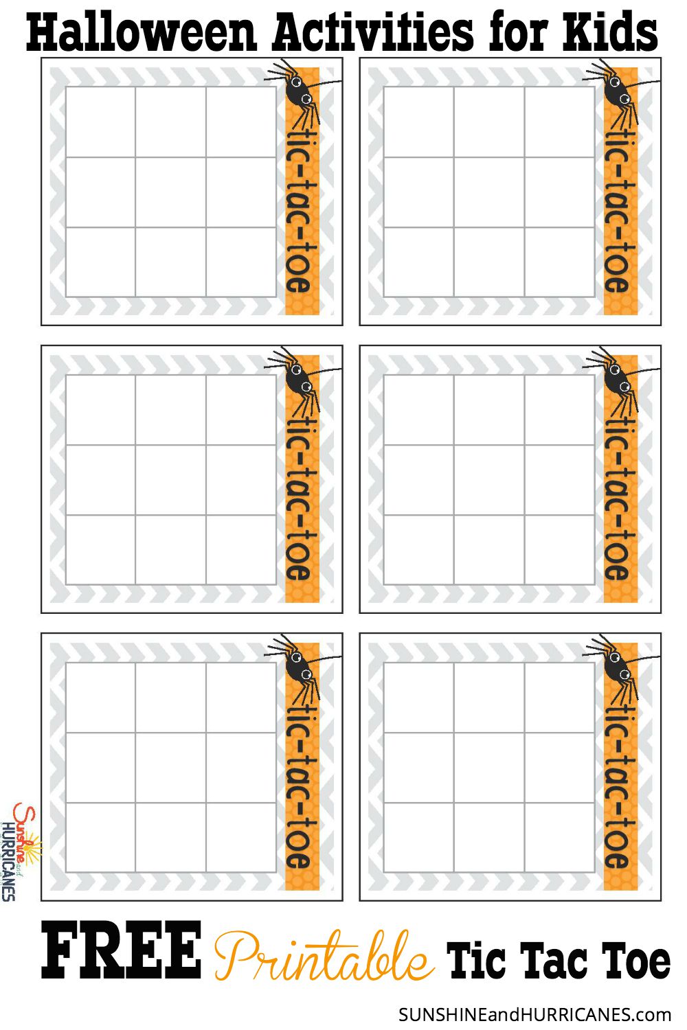 Halloween Tic Tac Toe: Easy Guide & FREE tic tac toe game template