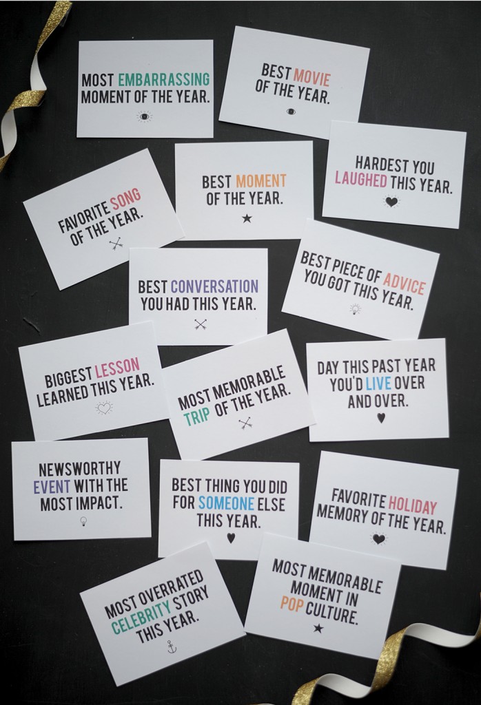 New Years Eve Printables Question Game