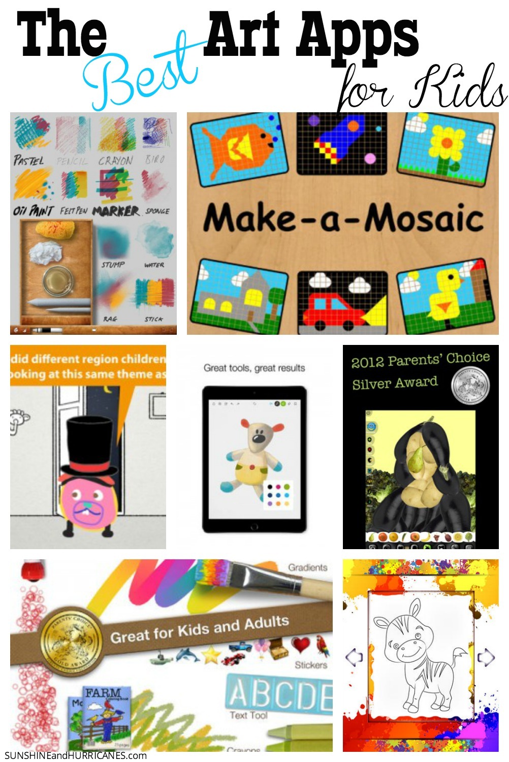 Do you have a child who loves to express themselves through art? There are so many great ways to encourage their creative spirits, even when there isn't time for a mess or you are on the go. You'll find all the inspiration your little artist needs in these fun and engaging Best Art Apps for Kids. SunshineandHurricanes.com