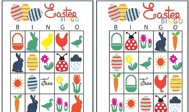 Easter Bingo - Printable Easter Game