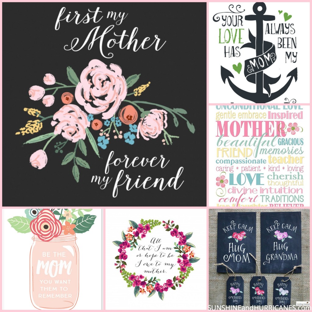 Mother's Day Printable Round Up