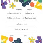 This Printable Mother's Day Questionnaire is a thoughtful gift that will truly make Mom's special day. Whether for Mother's Day or a Birthday, she will love hearing what her kids have to say from the funny to the truly sweet. Mother's Day Questionnaire from SunshineandHurricanes.com