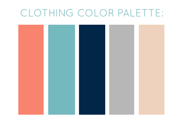Wasting Money on Clothes 3. Use a Clothing Color Palette