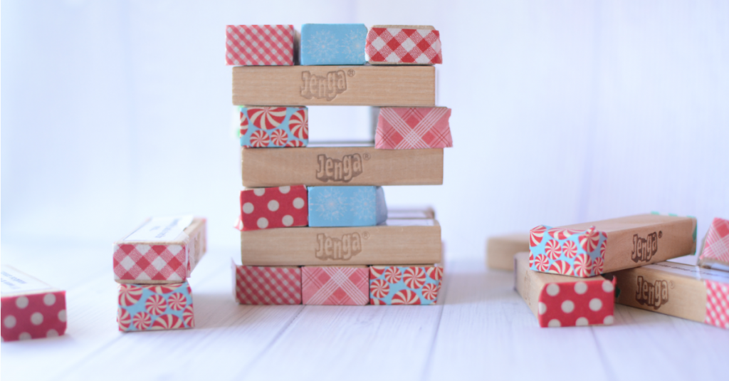 Christmas Games DIY Jenga