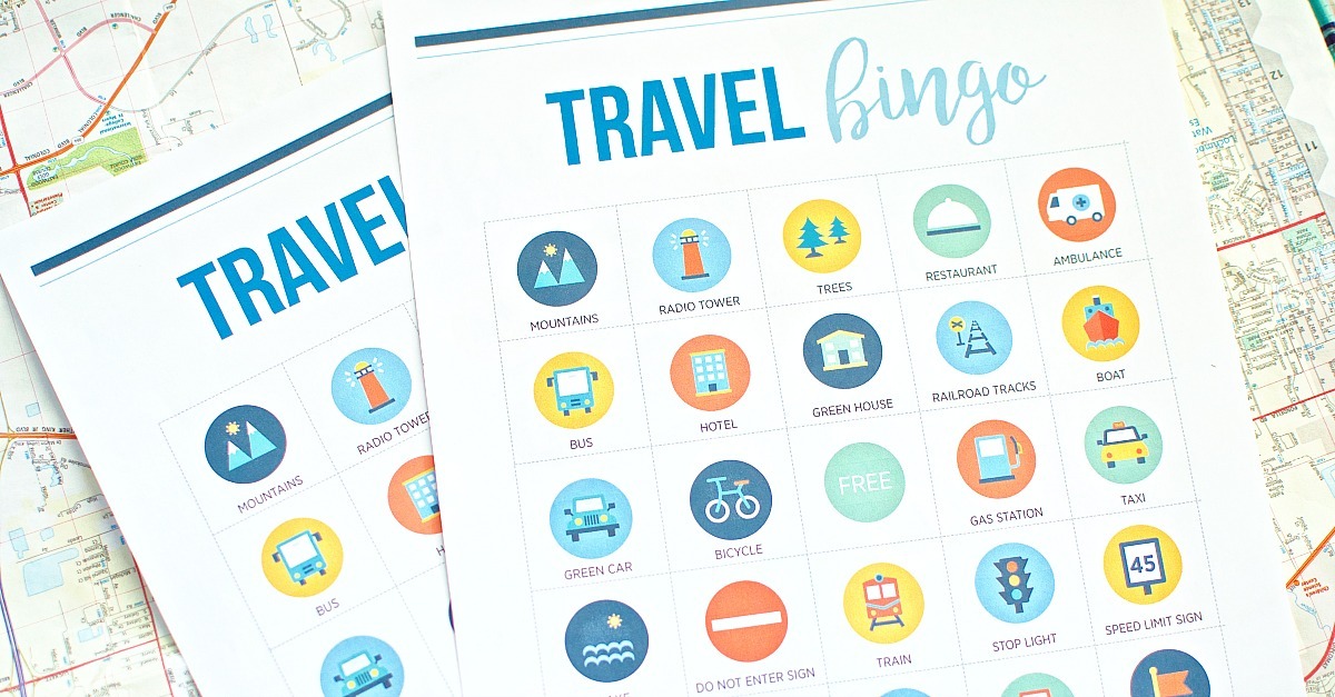 Traveling with kids? This Printable Road Trip BINGO is the perfect way to keep them busy so you can enjoy a peaceful family road trip. 