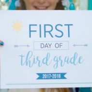 First Day of School Printables.