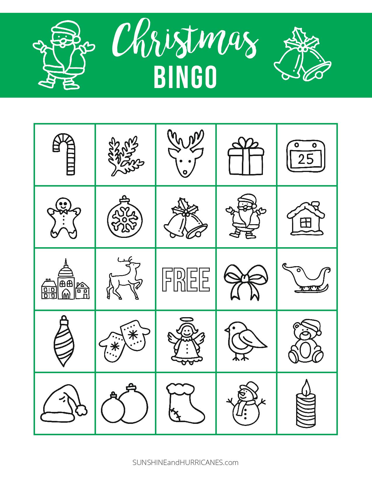 Christmas Bingo Printable