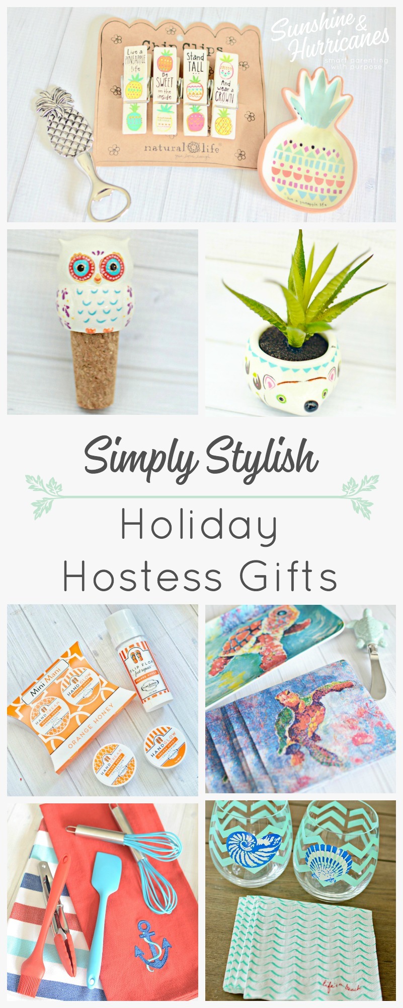 Simply Stylish Holiday Hostess Gifts. Show your gratitude with these unique and thoughtful gifts that are perfect to take to any gathering. 