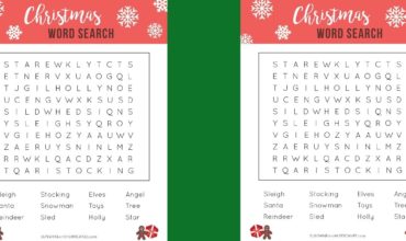 Printable Christmas Word Search