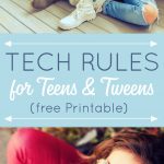 Setting boundaries and teaching our teens and tweens how to use today's technology safely and wisely is a new parenting skill we all need in today's world. The first place to start is by setting tech rules for teens and tweens.