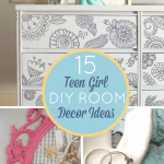 Teen Room Decor can be a bit tricky, especially when you have teen girls. So many ideas, but wow can it get expensive. Here are 15 DIY teen bedroom decor ideas that are stylish and fun and affordable.