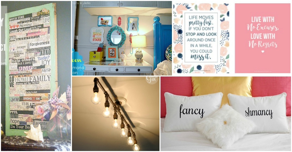 Teen Room Decor 15 Stylish DIY Projects for Teen Girls